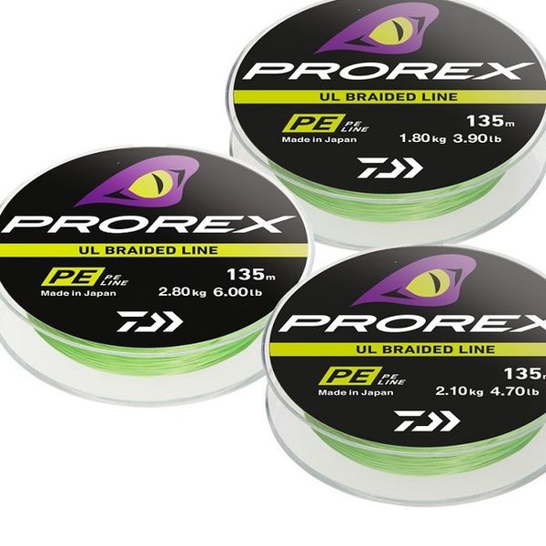 Šnúra Daiwa Prorex UL Finesse Braid 0,25PE/0,045mm/1,8kg/135m