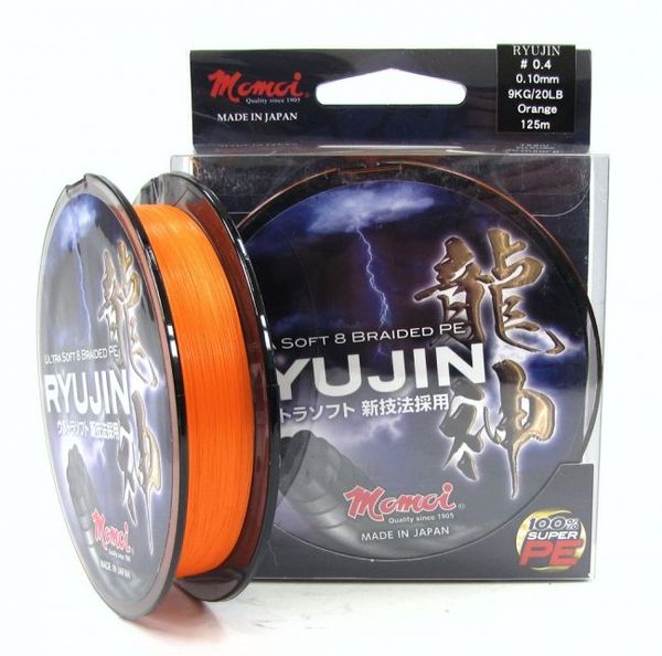 Šnúra Momoi Ryujin Orange  0,12mm/10kg/125m