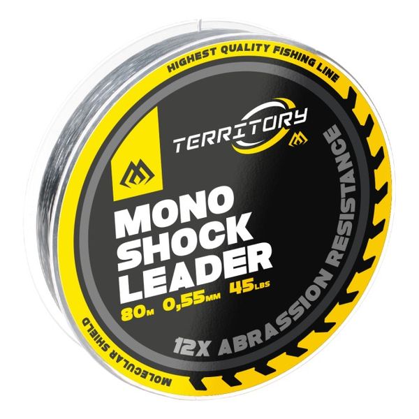 Šokový Vlasec Mikado Territory Shock Leader 0,55 mm 20,00 kg 80 m Transparent