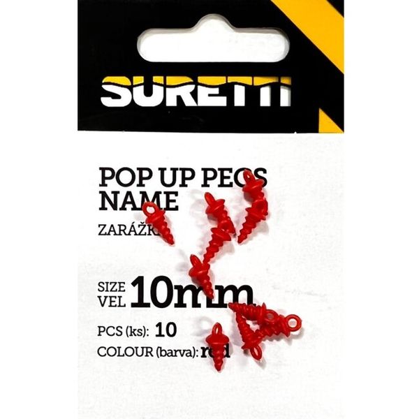 Suretti Zarážka Pop up 10ks červená