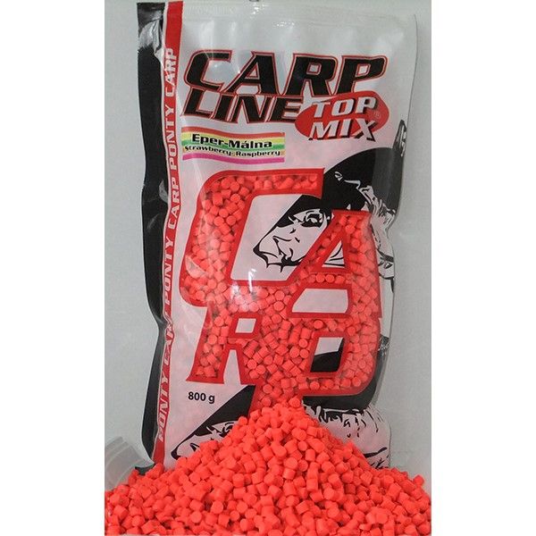 Top Mix Carp Line Fluo Pelety Jahoda-Malina 4mm 800g