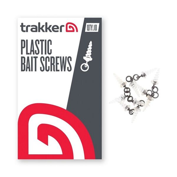 Trakker Vrtáčik Plastic Bait Screws farba číra (10ks) 2023