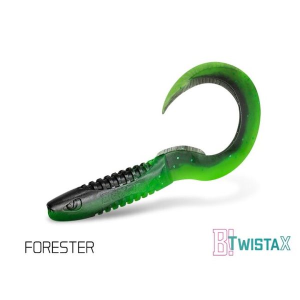 Umelá nástraha Delphin TwistaX Eeltail UVs 6 cm (5ks) FORESTER