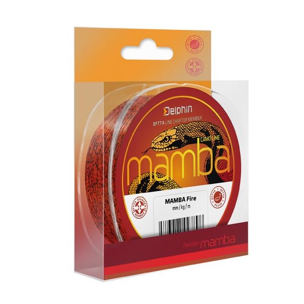 Vlasec Delphin MAMBA Feeder Fire 0,23mm 4,3kg 200m