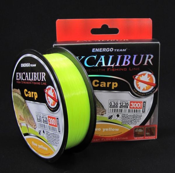 Vlasec EnergoTeam Excalibur Carp Fluo Yellow 0,30mm/12,35kg/300m