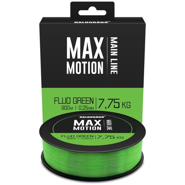 Vlasec Haldorádó MAX MOTION Fluo Green 0,25 mm 7,75 kg 900 m