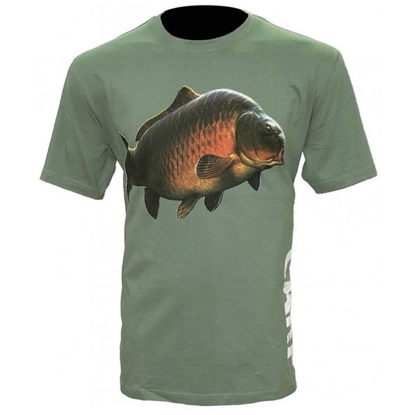 Zfish Tričko Carp T-Shirt Olive Green L